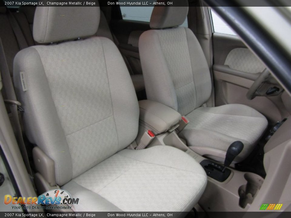 2007 Kia Sportage LX Champagne Metallic / Beige Photo #9