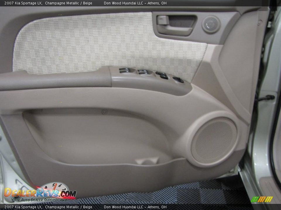 2007 Kia Sportage LX Champagne Metallic / Beige Photo #11