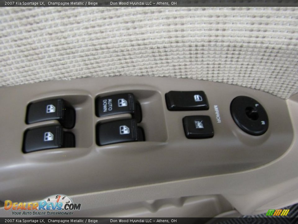 2007 Kia Sportage LX Champagne Metallic / Beige Photo #12