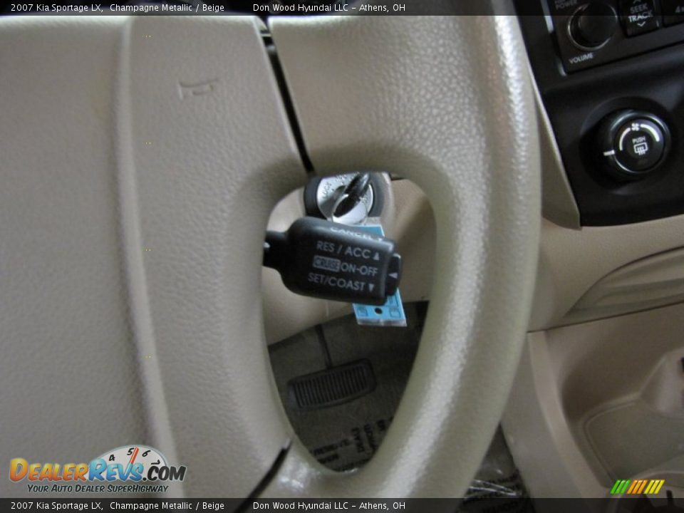 2007 Kia Sportage LX Champagne Metallic / Beige Photo #19