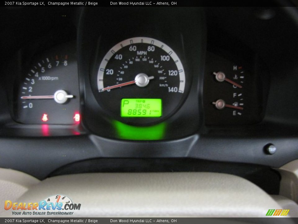 2007 Kia Sportage LX Champagne Metallic / Beige Photo #20