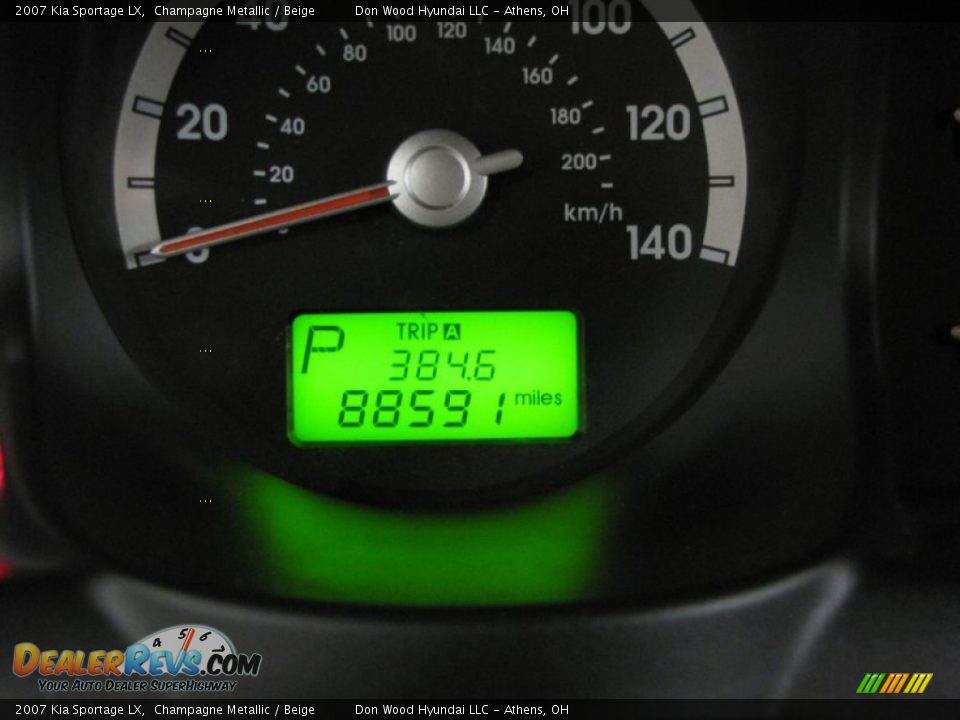 2007 Kia Sportage LX Champagne Metallic / Beige Photo #21