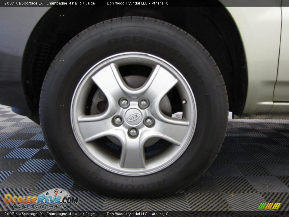 2007 Kia Sportage LX Champagne Metallic / Beige Photo #24