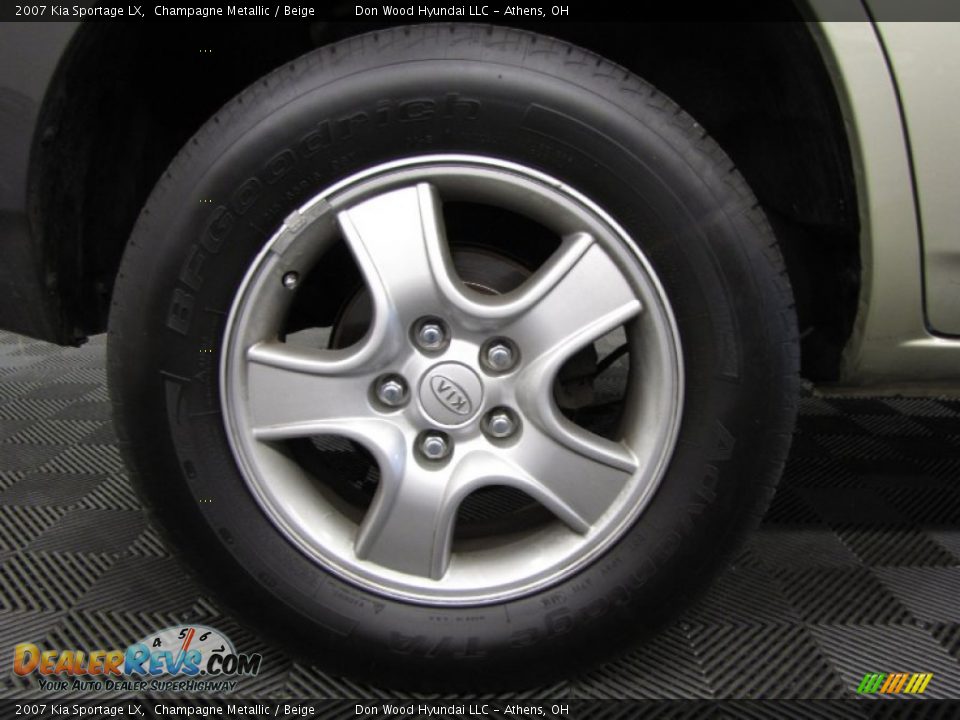 2007 Kia Sportage LX Champagne Metallic / Beige Photo #26