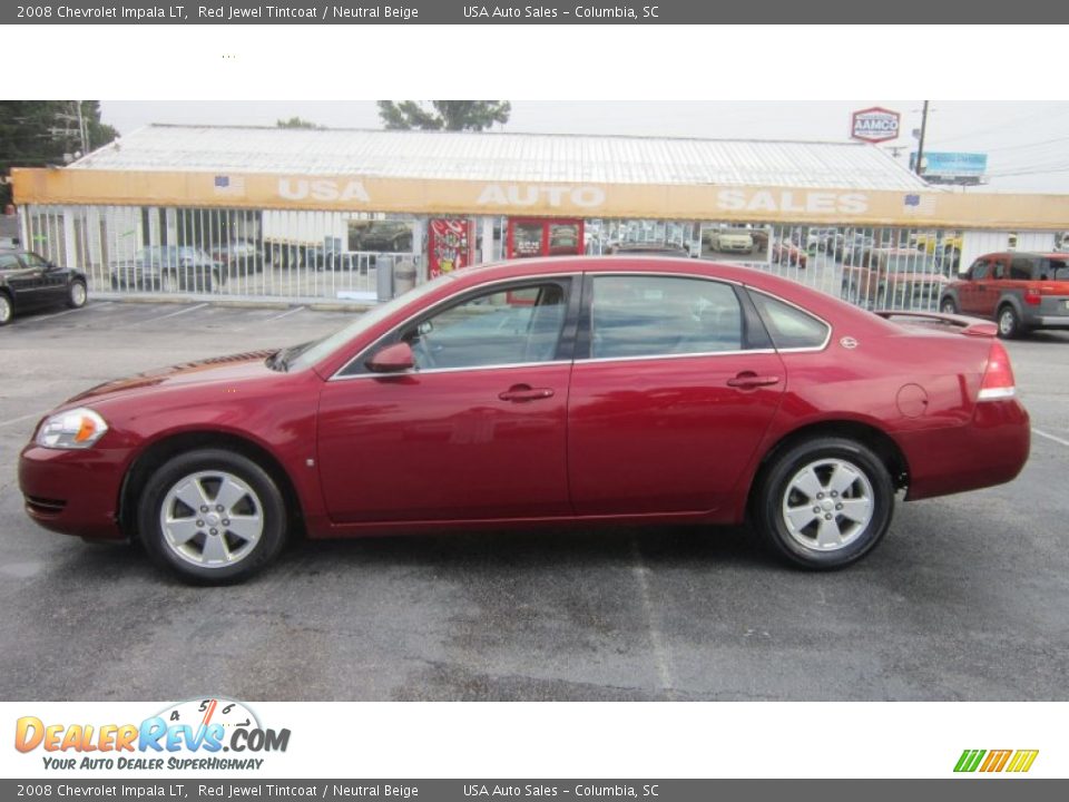 2008 Chevrolet Impala LT Red Jewel Tintcoat / Neutral Beige Photo #2