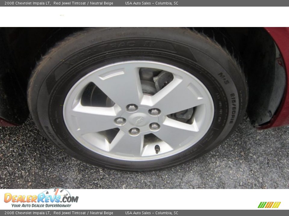 2008 Chevrolet Impala LT Red Jewel Tintcoat / Neutral Beige Photo #4