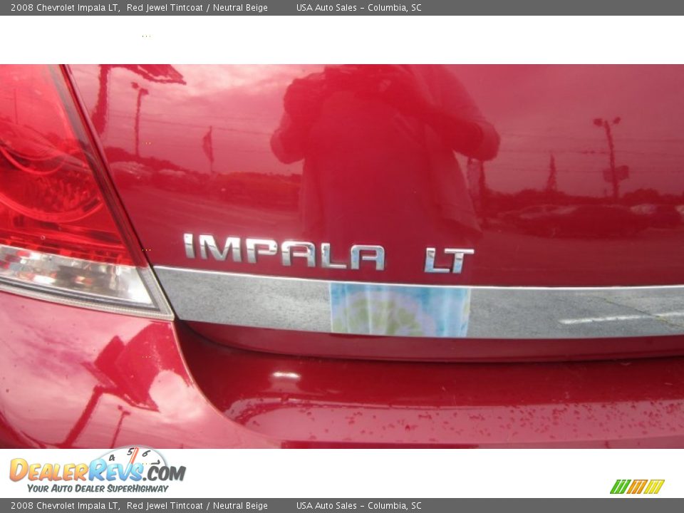 2008 Chevrolet Impala LT Red Jewel Tintcoat / Neutral Beige Photo #15