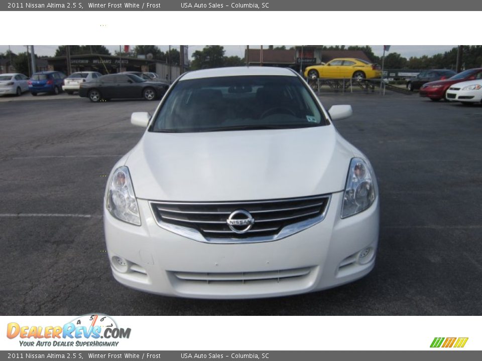 2011 Nissan Altima 2.5 S Winter Frost White / Frost Photo #1