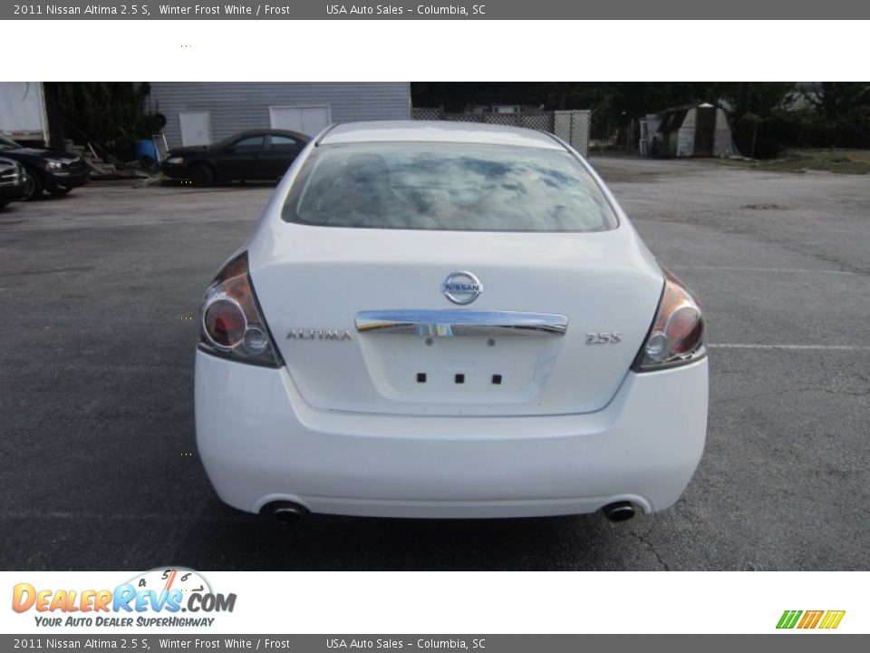 2011 Nissan Altima 2.5 S Winter Frost White / Frost Photo #3
