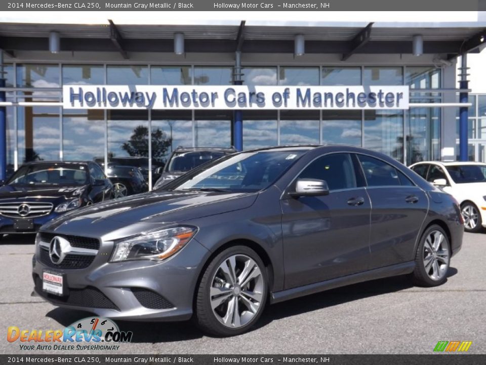 2014 Mercedes-Benz CLA 250 Mountain Gray Metallic / Black Photo #1