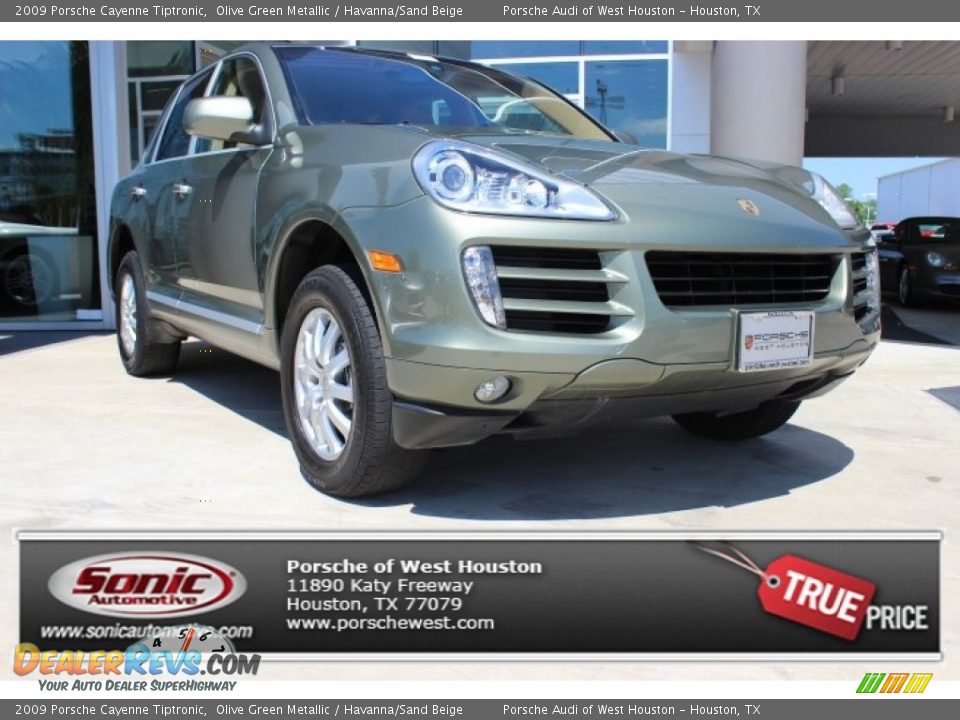 2009 Porsche Cayenne Tiptronic Olive Green Metallic / Havanna/Sand Beige Photo #1
