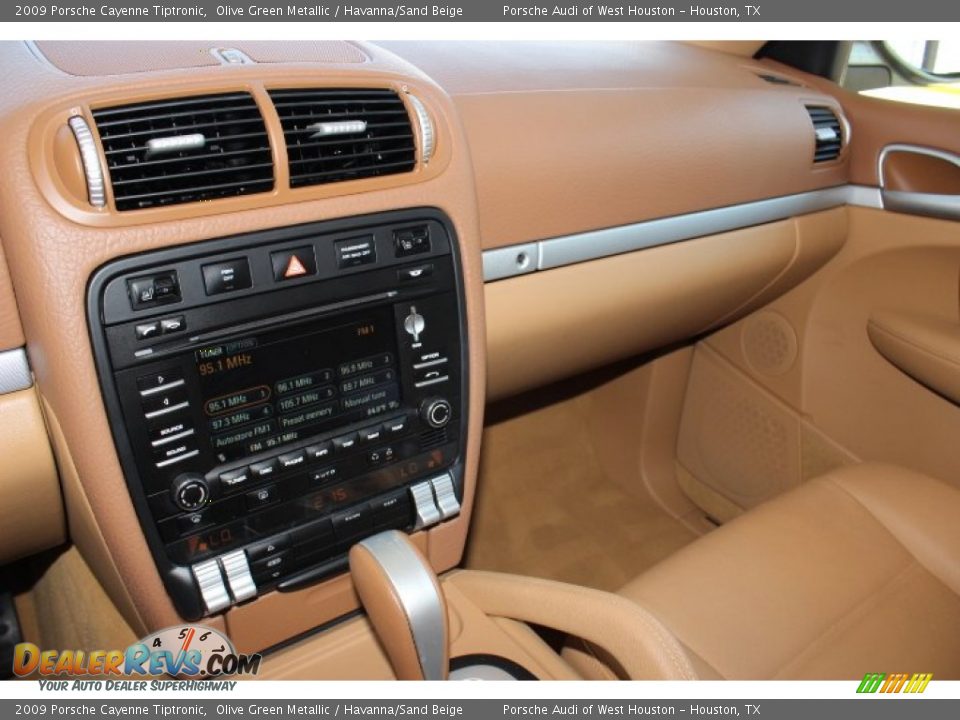 2009 Porsche Cayenne Tiptronic Olive Green Metallic / Havanna/Sand Beige Photo #17