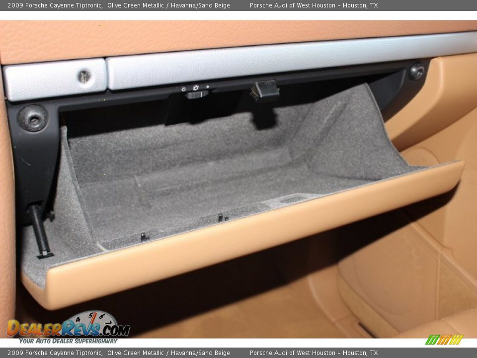2009 Porsche Cayenne Tiptronic Olive Green Metallic / Havanna/Sand Beige Photo #19
