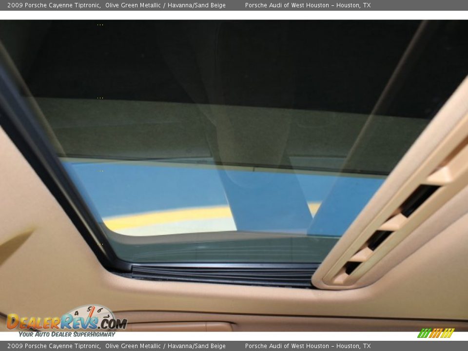 2009 Porsche Cayenne Tiptronic Olive Green Metallic / Havanna/Sand Beige Photo #20