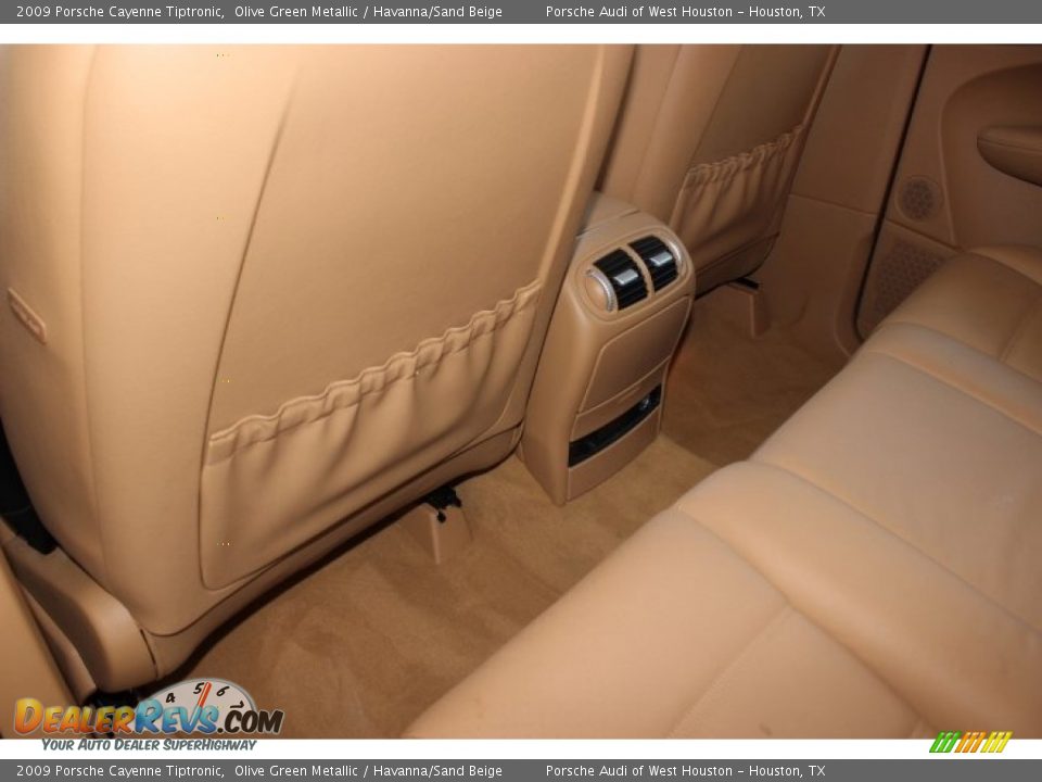 2009 Porsche Cayenne Tiptronic Olive Green Metallic / Havanna/Sand Beige Photo #34