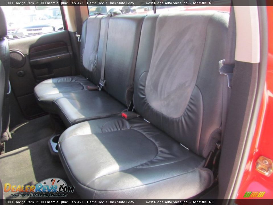 2003 Dodge Ram 1500 Laramie Quad Cab 4x4 Flame Red / Dark Slate Gray Photo #18