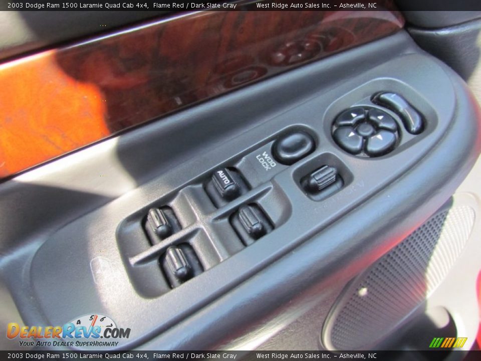 2003 Dodge Ram 1500 Laramie Quad Cab 4x4 Flame Red / Dark Slate Gray Photo #20