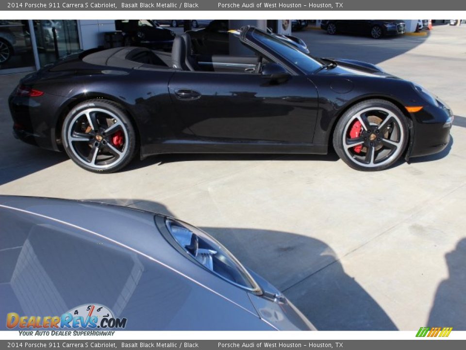 2014 Porsche 911 Carrera S Cabriolet Basalt Black Metallic / Black Photo #8