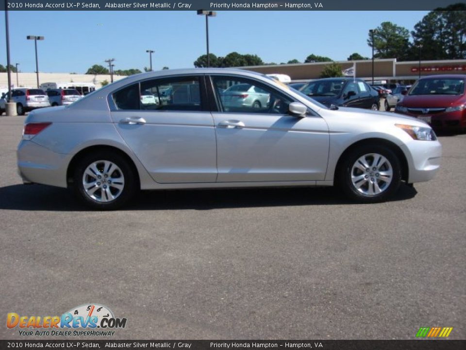 2010 Honda Accord LX-P Sedan Alabaster Silver Metallic / Gray Photo #7