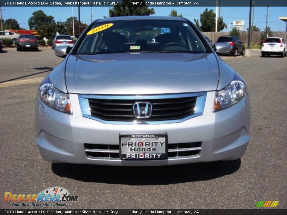 2010 Honda Accord LX-P Sedan Alabaster Silver Metallic / Gray Photo #10