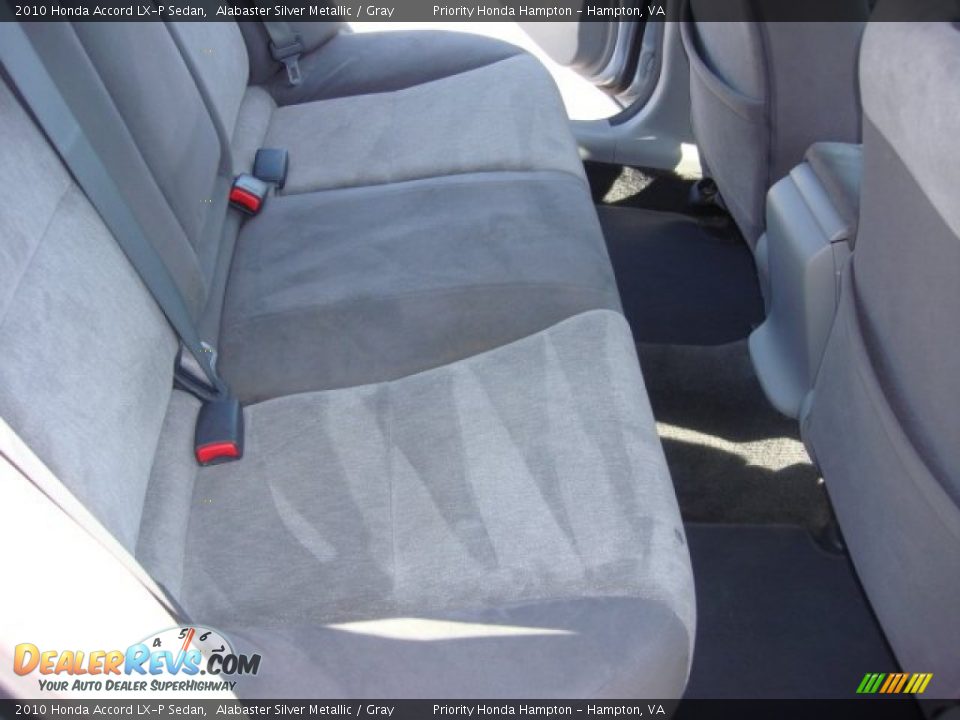 2010 Honda Accord LX-P Sedan Alabaster Silver Metallic / Gray Photo #14