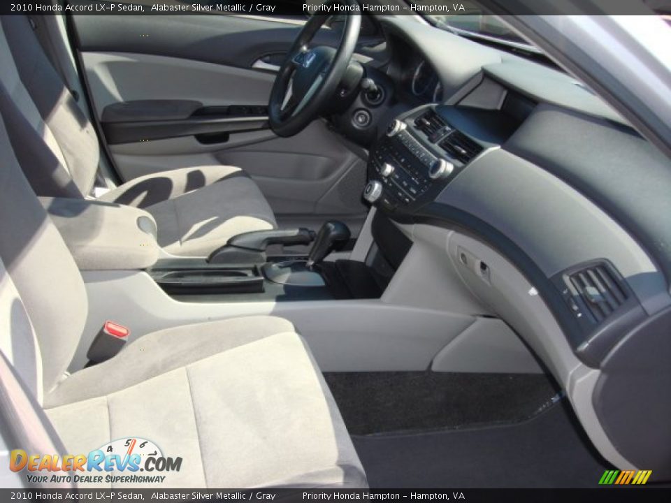 2010 Honda Accord LX-P Sedan Alabaster Silver Metallic / Gray Photo #16