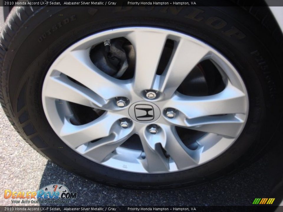 2010 Honda Accord LX-P Sedan Alabaster Silver Metallic / Gray Photo #24