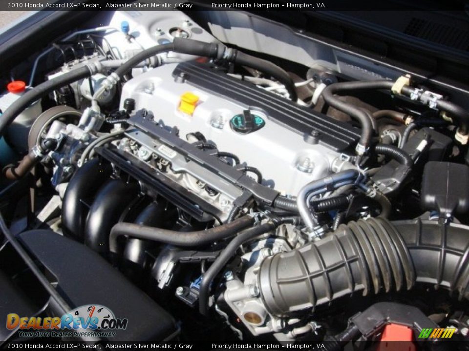 2010 Honda Accord LX-P Sedan Alabaster Silver Metallic / Gray Photo #26