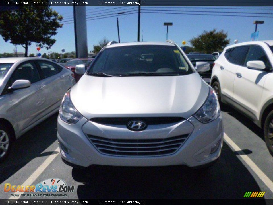 2013 Hyundai Tucson GLS Diamond Silver / Black Photo #2