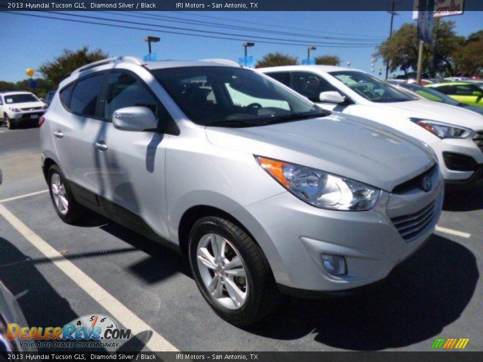 2013 Hyundai Tucson GLS Diamond Silver / Black Photo #3