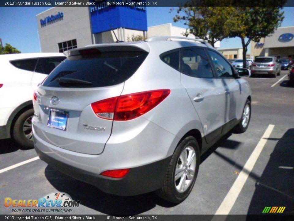 2013 Hyundai Tucson GLS Diamond Silver / Black Photo #4