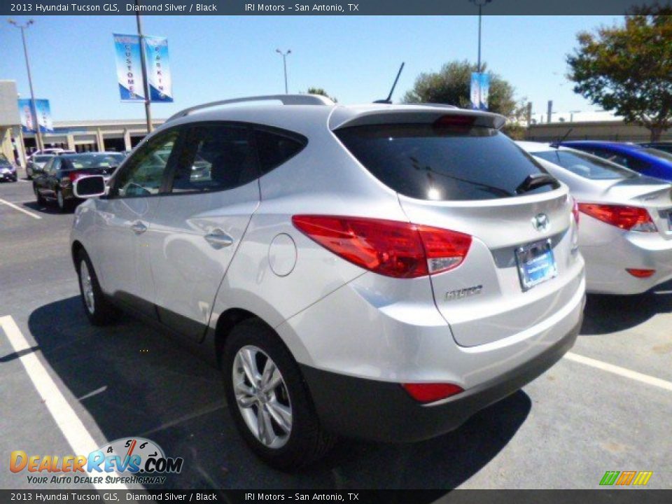 2013 Hyundai Tucson GLS Diamond Silver / Black Photo #6