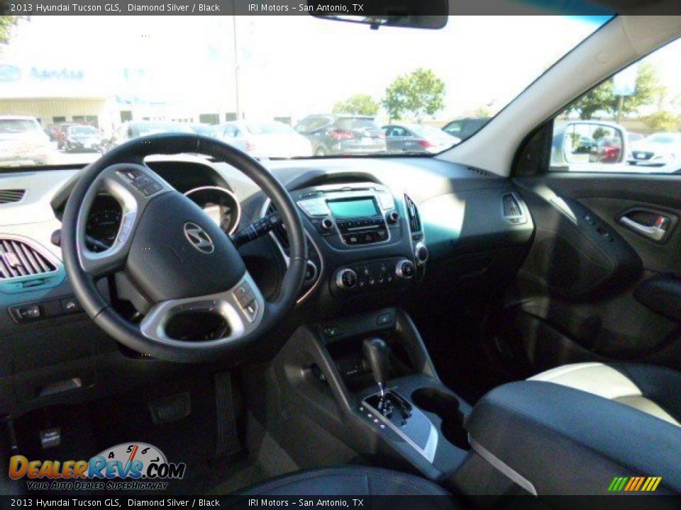2013 Hyundai Tucson GLS Diamond Silver / Black Photo #7