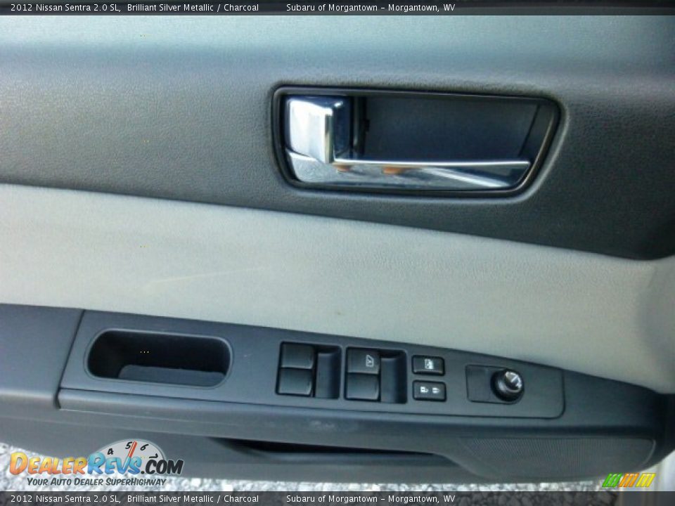 2012 Nissan Sentra 2.0 SL Brilliant Silver Metallic / Charcoal Photo #17