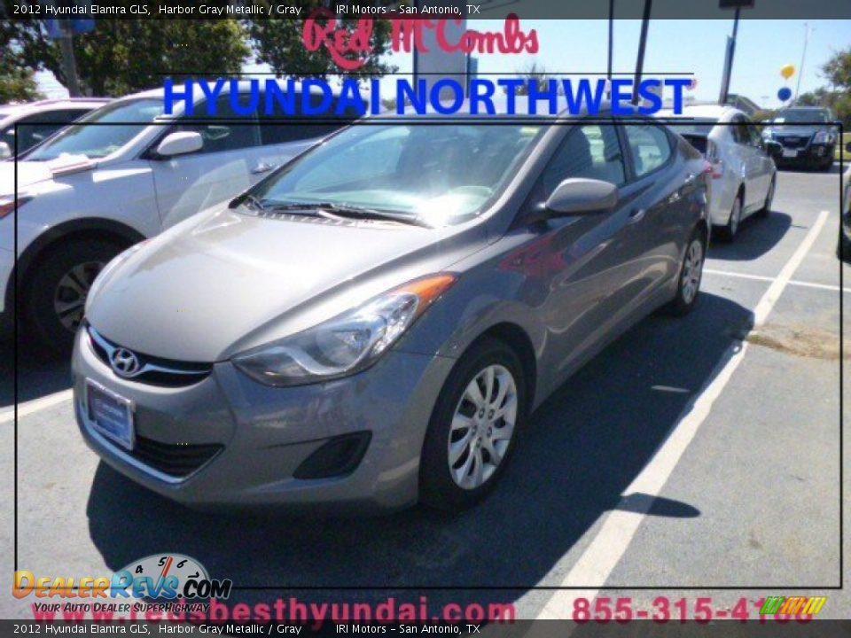 2012 Hyundai Elantra GLS Harbor Gray Metallic / Gray Photo #1