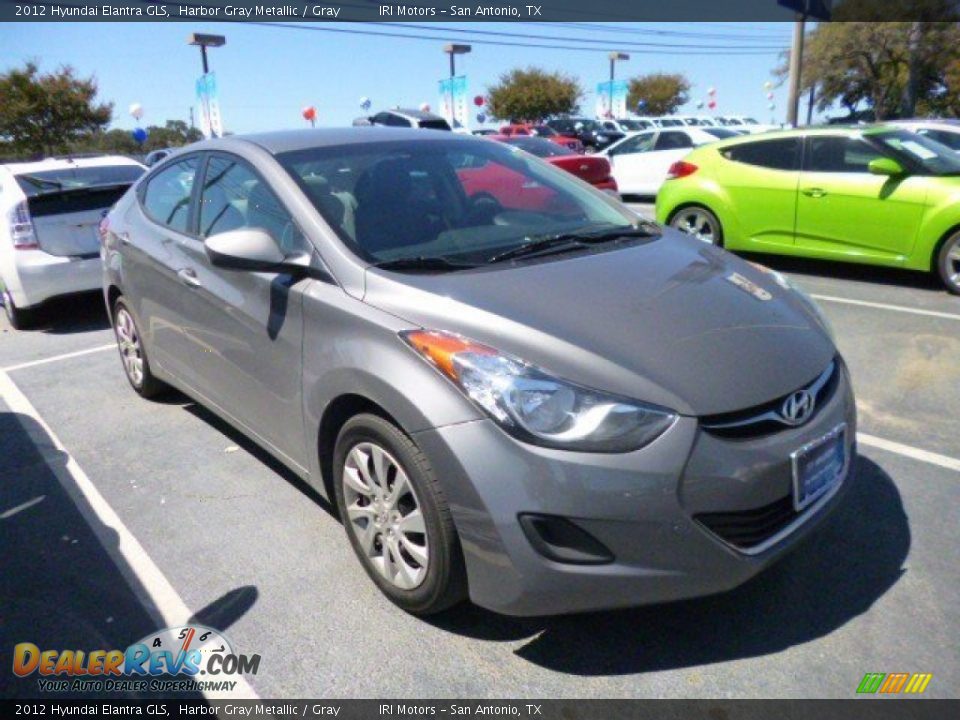 2012 Hyundai Elantra GLS Harbor Gray Metallic / Gray Photo #3