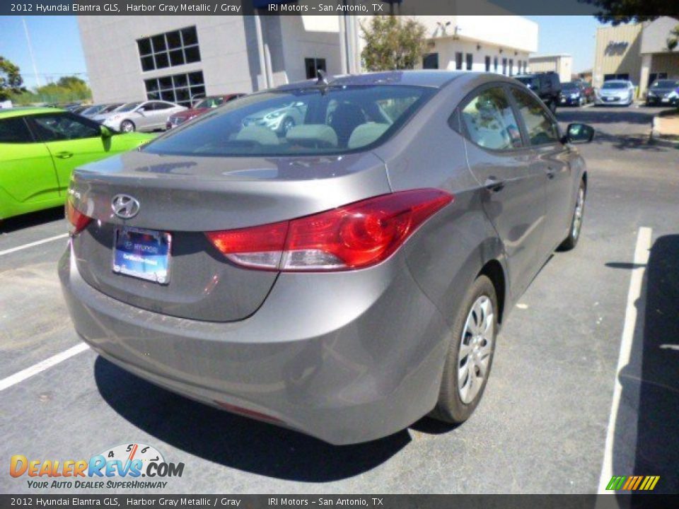 2012 Hyundai Elantra GLS Harbor Gray Metallic / Gray Photo #4