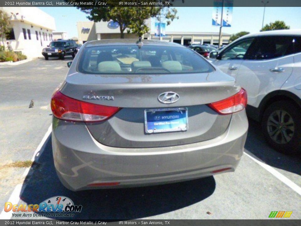 2012 Hyundai Elantra GLS Harbor Gray Metallic / Gray Photo #5