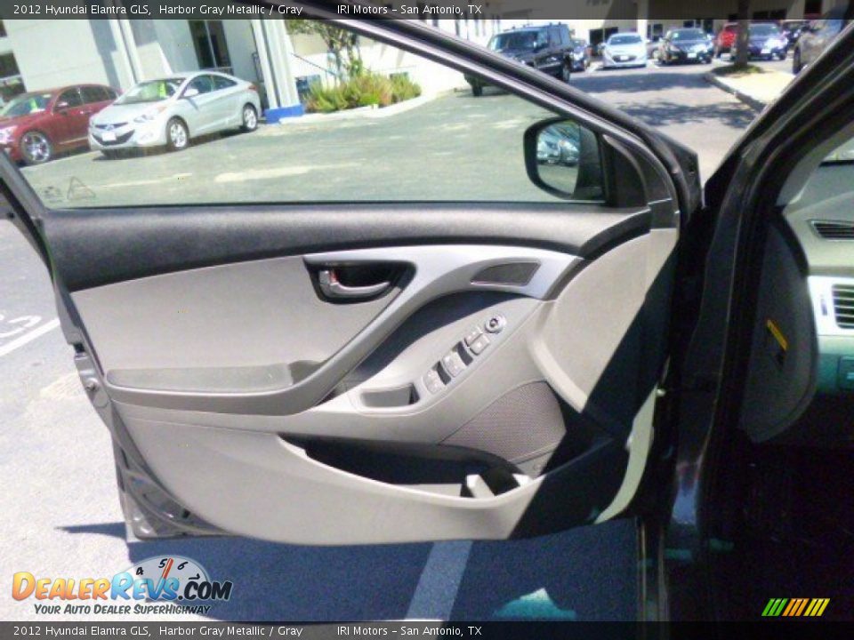 2012 Hyundai Elantra GLS Harbor Gray Metallic / Gray Photo #9