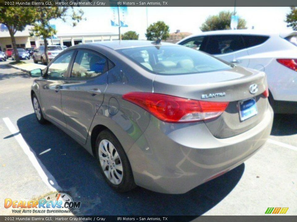 2012 Hyundai Elantra GLS Harbor Gray Metallic / Gray Photo #10