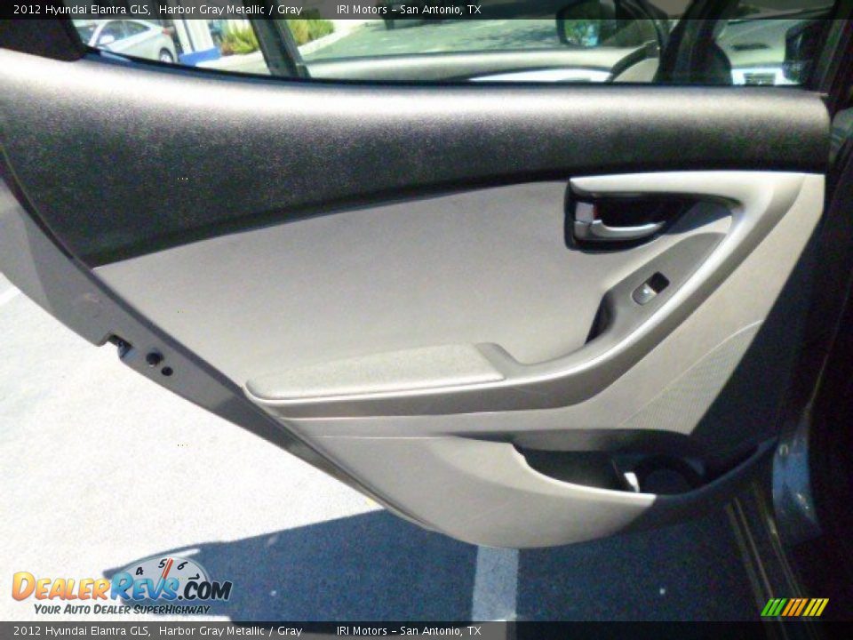2012 Hyundai Elantra GLS Harbor Gray Metallic / Gray Photo #11