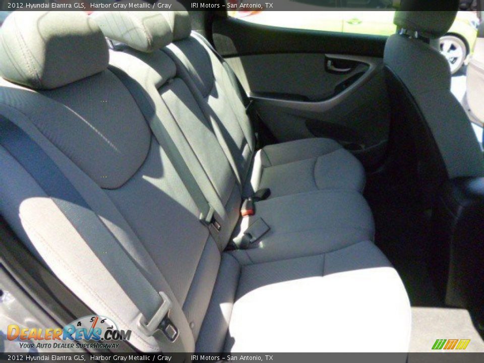 2012 Hyundai Elantra GLS Harbor Gray Metallic / Gray Photo #13