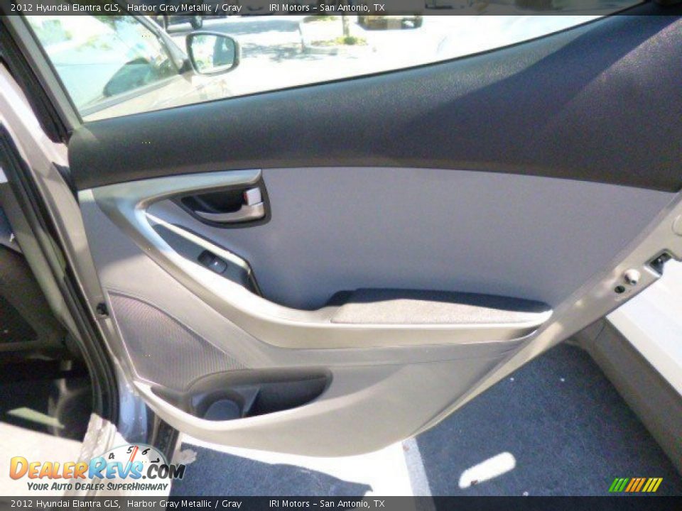 2012 Hyundai Elantra GLS Harbor Gray Metallic / Gray Photo #14