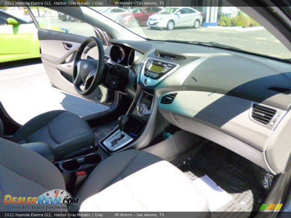 2012 Hyundai Elantra GLS Harbor Gray Metallic / Gray Photo #15