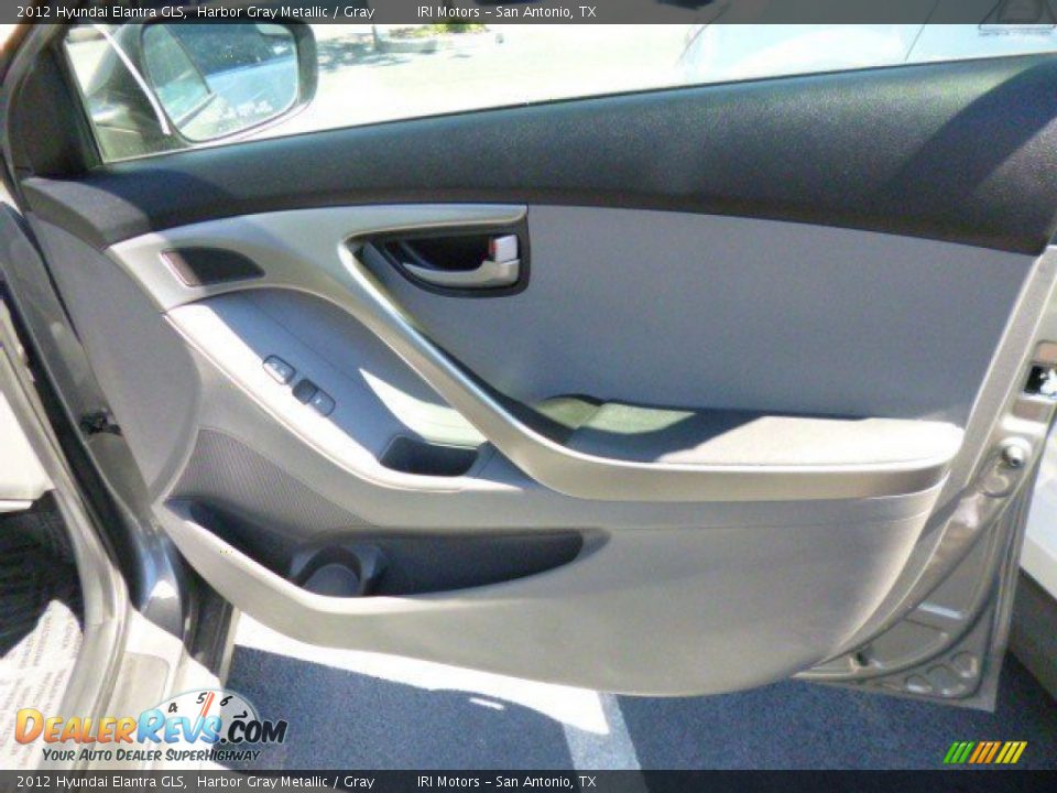 2012 Hyundai Elantra GLS Harbor Gray Metallic / Gray Photo #16