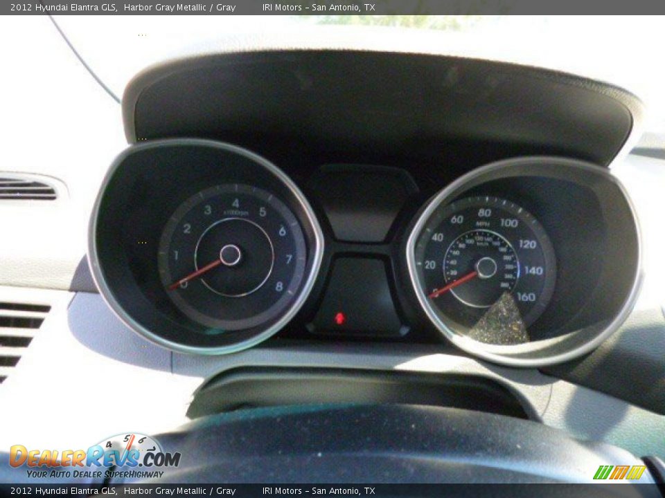 2012 Hyundai Elantra GLS Harbor Gray Metallic / Gray Photo #20