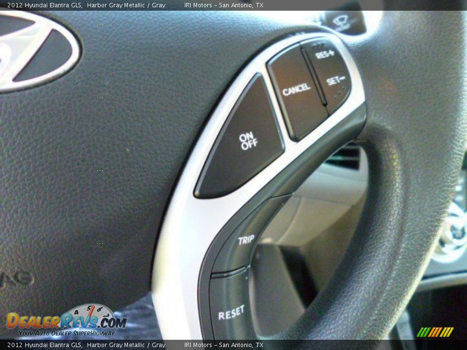 2012 Hyundai Elantra GLS Harbor Gray Metallic / Gray Photo #21