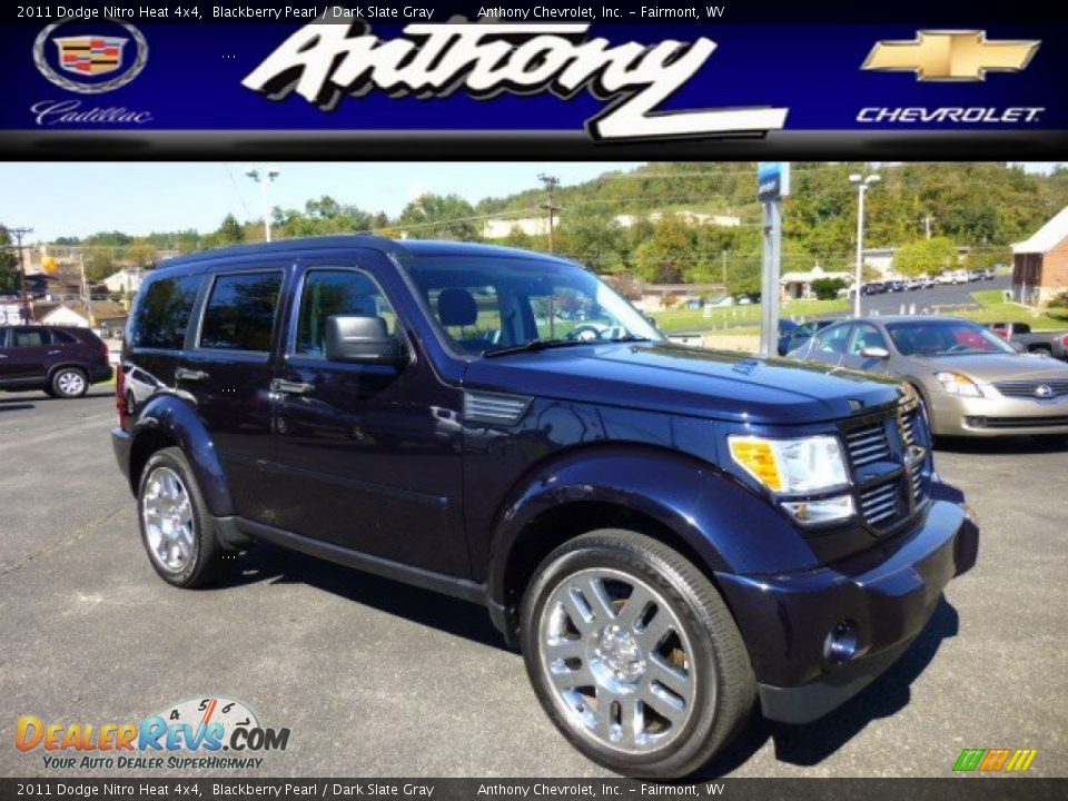 2011 Dodge Nitro Heat 4x4 Blackberry Pearl / Dark Slate Gray Photo #1
