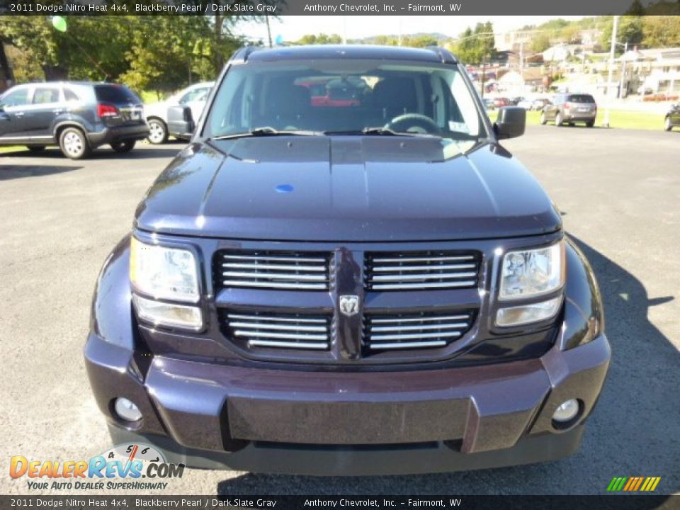 2011 Dodge Nitro Heat 4x4 Blackberry Pearl / Dark Slate Gray Photo #2