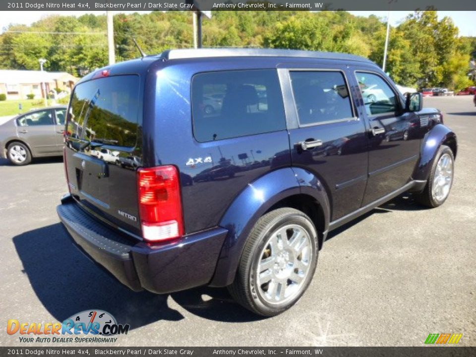 2011 Dodge Nitro Heat 4x4 Blackberry Pearl / Dark Slate Gray Photo #6